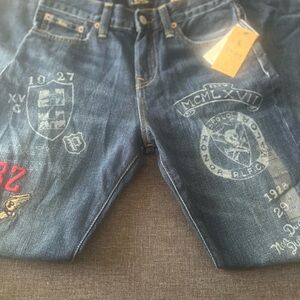 Polo by Ralph Lauren Blue Graphic Kids Jeans